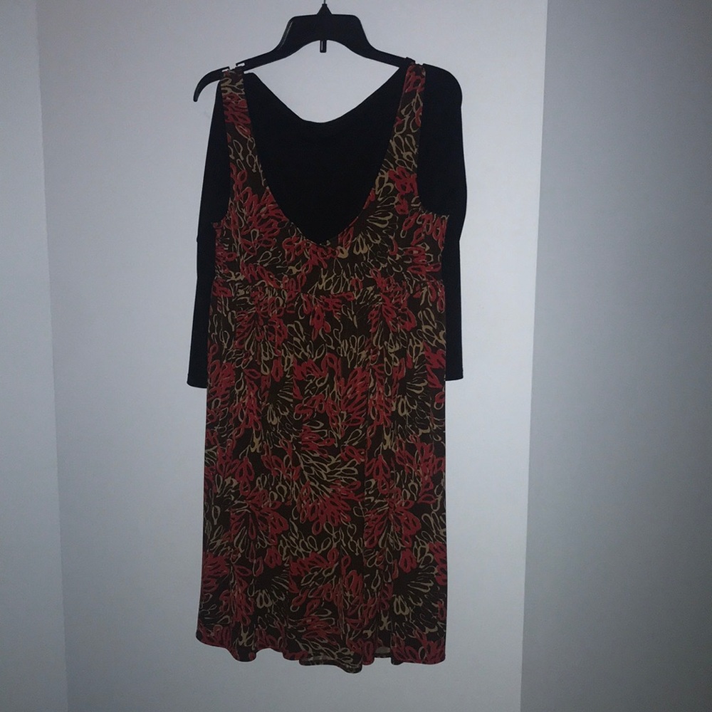 Long sleeve floral dress